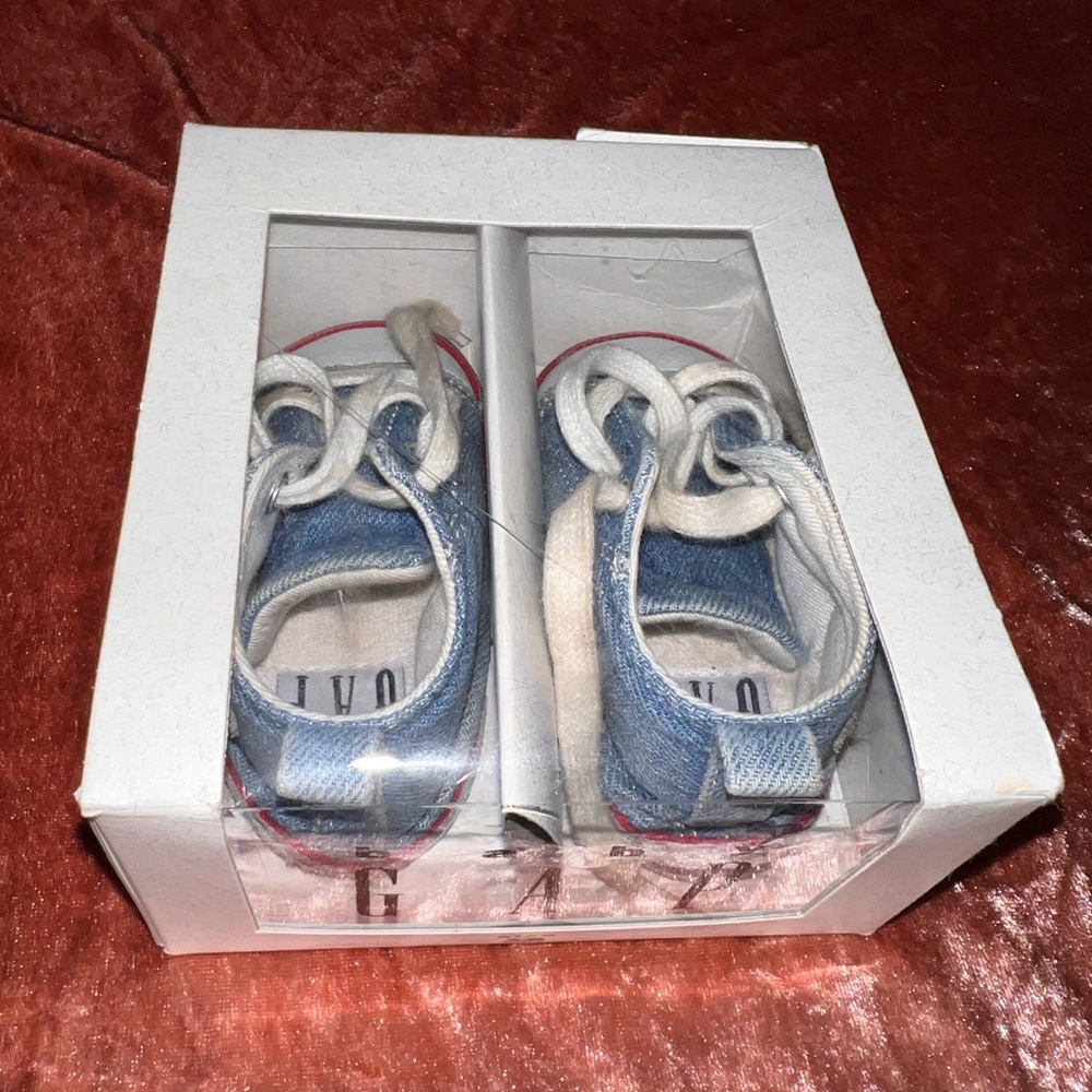 Stylish Blue Baby Shoes from The Gap - Size 2